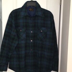 Kmart Retro old school wool blend winter shirt M